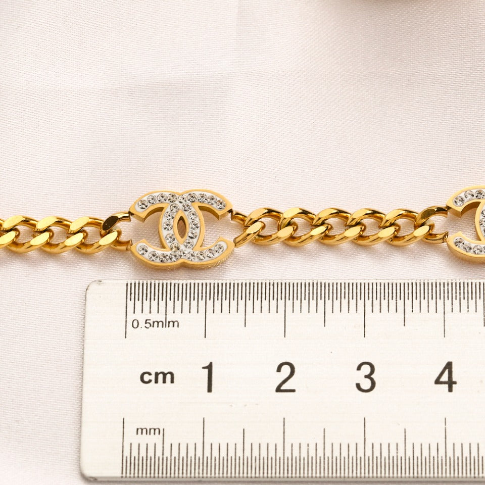 Set Collana Bracciale in Acciaio Inox 304
